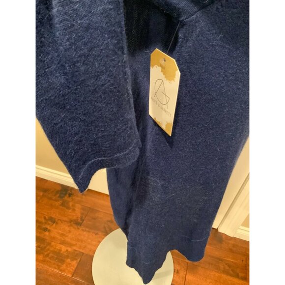 Eileen Fisher Blue Long Wool Blend Sweater W/ Round Neck, Size S/P (US) - Picture 6 of 8